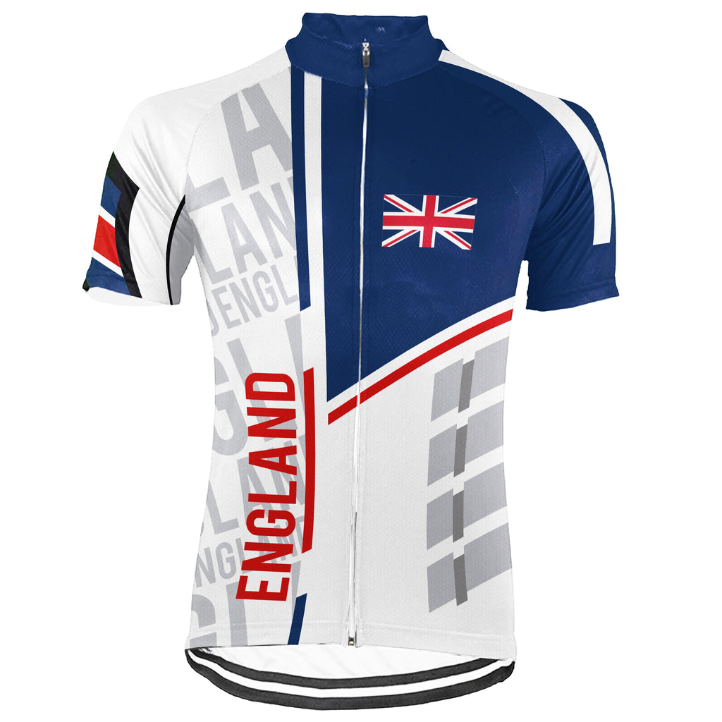 England Long Sleeve Cycling Jersey for Men