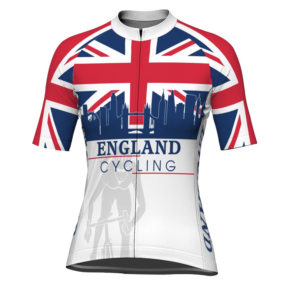 England Short Sleeve Cycling Jersey for Women