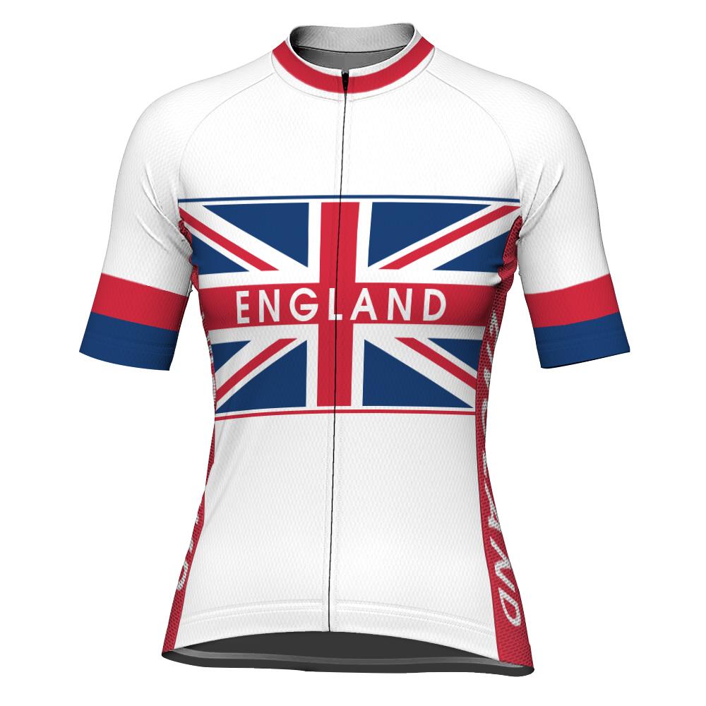England Short Sleeve Cycling Jersey for Women
