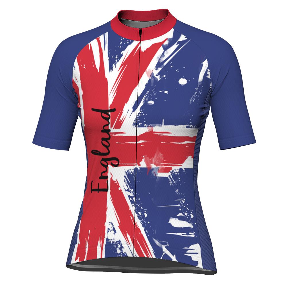 England Short Sleeve Cycling Jersey for Women