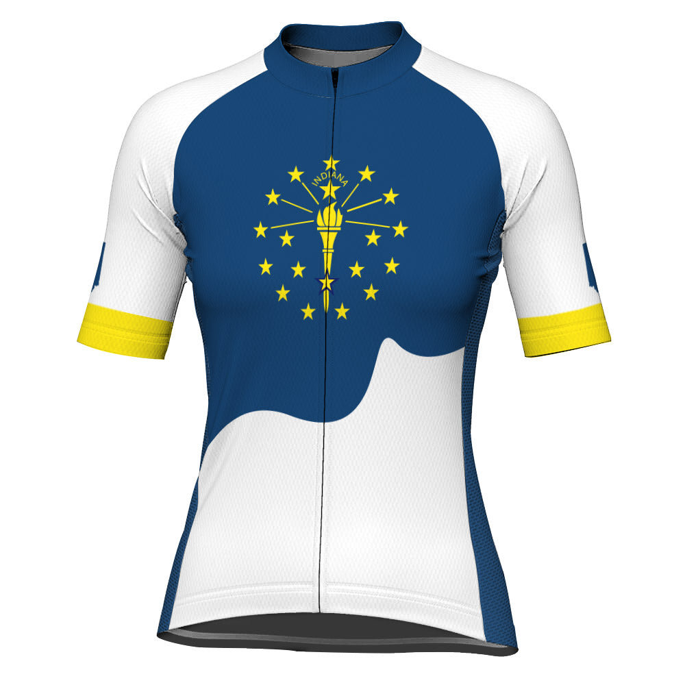 Customized Indiana Short Sleeve Cycling Jersey for Women
