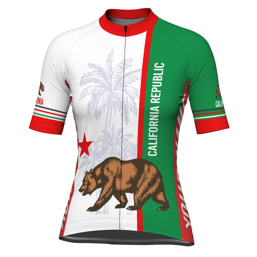 Customized California Short Sleeve Cycling Jersey for Women