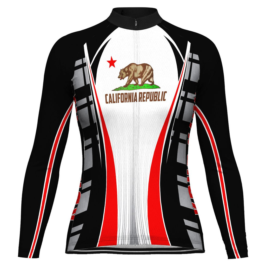 Customized California Long Sleeve Cycling Jersey for Women