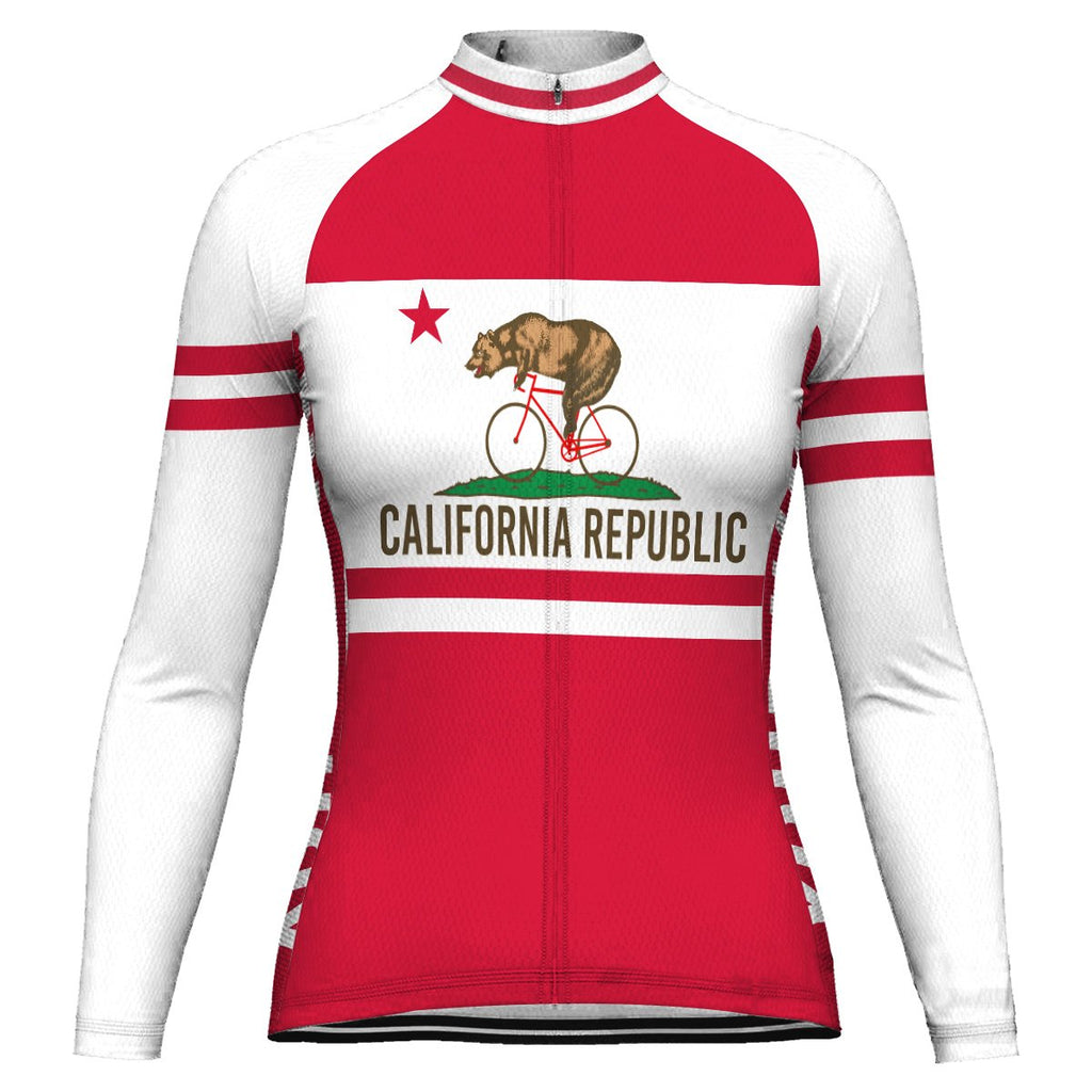 Customized California Long Sleeve Cycling Jersey for Women