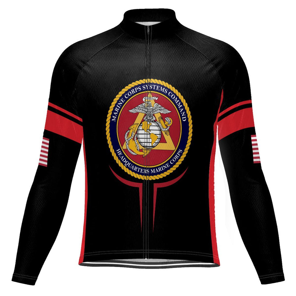 Marine Corps Long Sleeve Cycling Jersey for Men