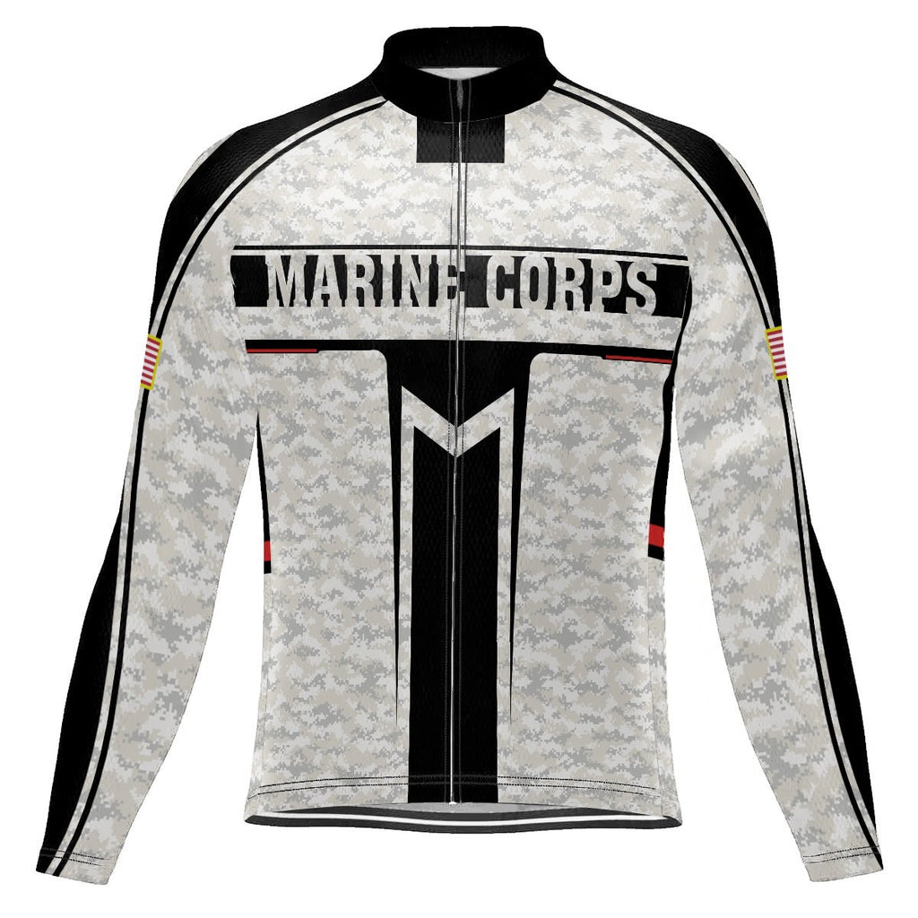 Marine Corps Long Sleeve Cycling Jersey for Men