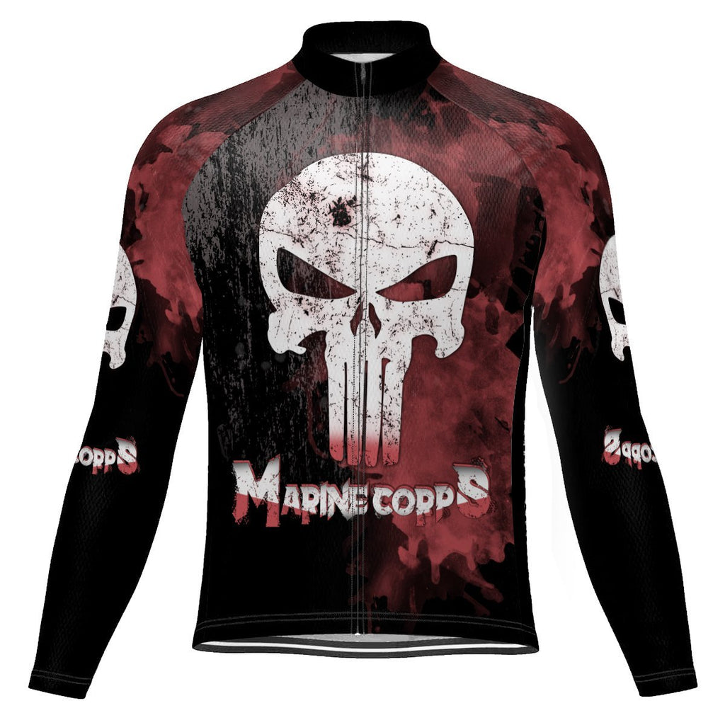 Marine Corps Long Sleeve Cycling Jersey for Men
