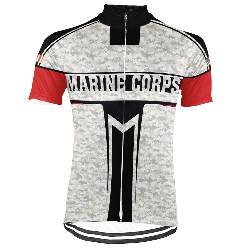 Marine Corps Short Sleeve Cycling Jersey for Men