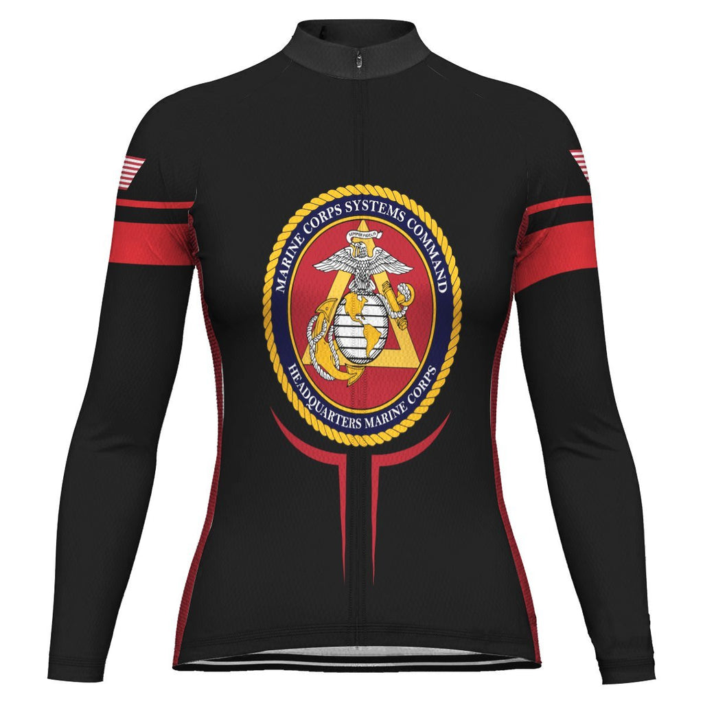 Marine Corps Long Sleeve Cycling Jersey for Women