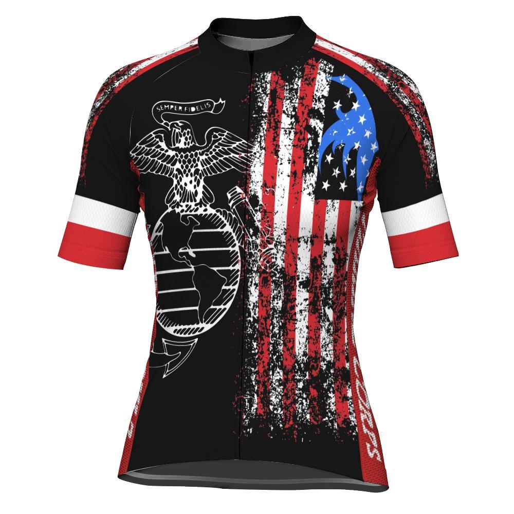 Marine Corps Short Sleeve Cycling Jersey for Women