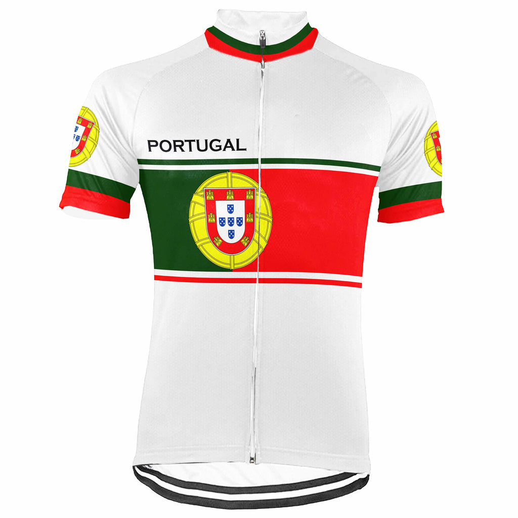 Customized Portugal Short Sleeve Cycling Jersey for Men