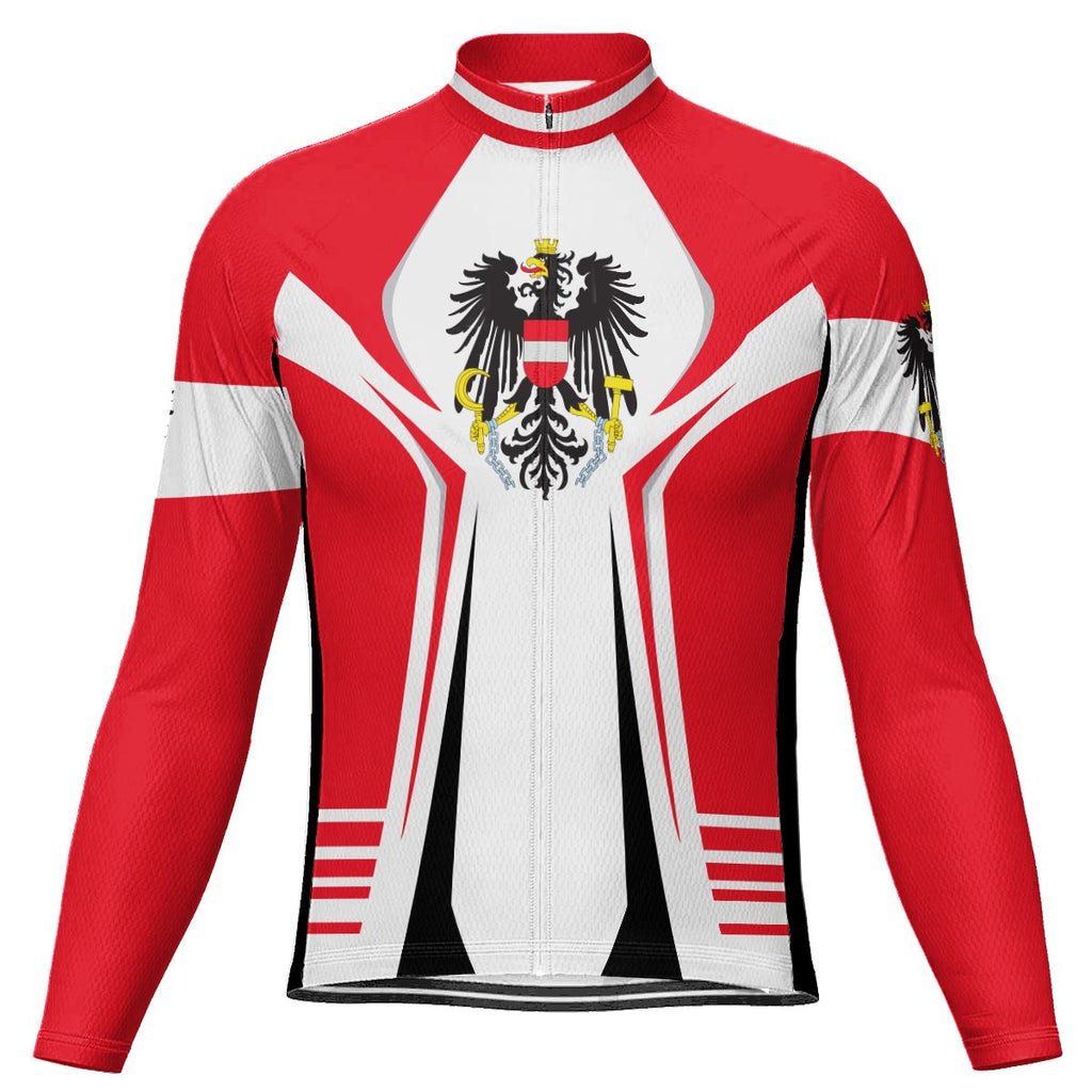 Customized Austria Long Sleeve Cycling Jersey for Men