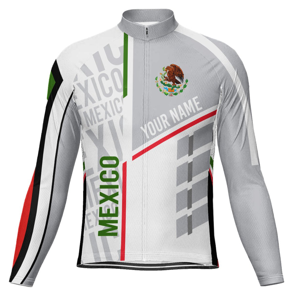 Customized Mexico Winter Thermal Fleece Long Sleeve For Men