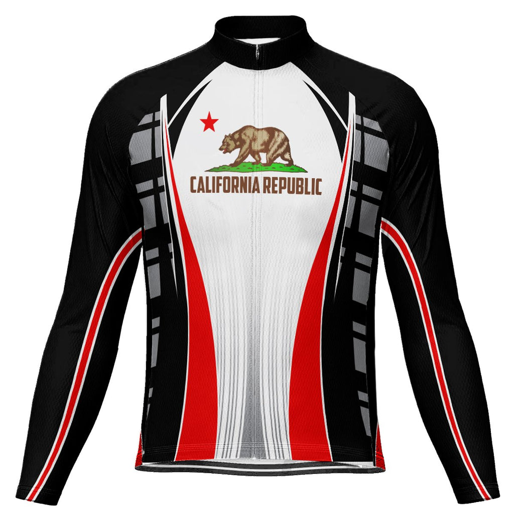 Customized California Winter Thermal Fleece Long Sleeve For Men