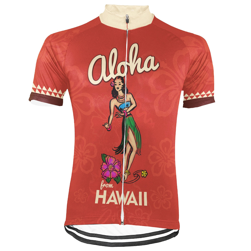 Hawaiian Short Sleeve Cycling Jersey for Men