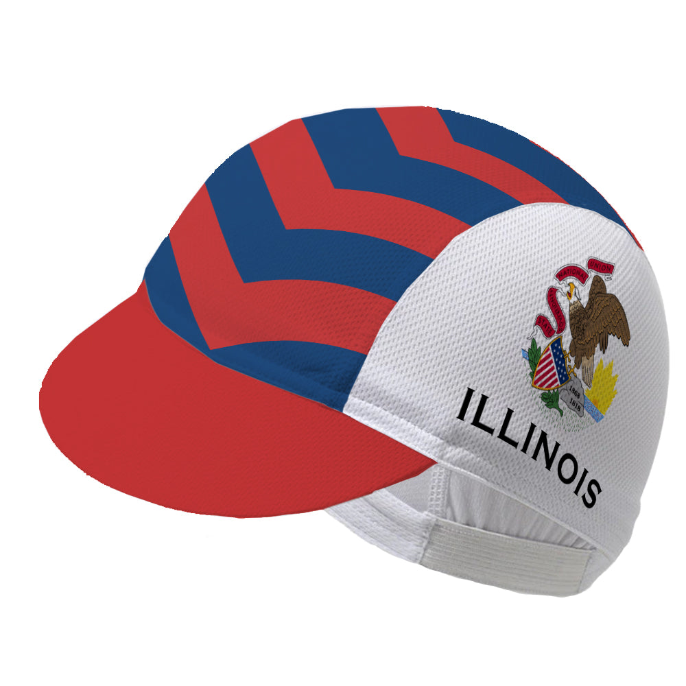 Illinois Cycling Hat Cap Cycling Cap for Men and Women