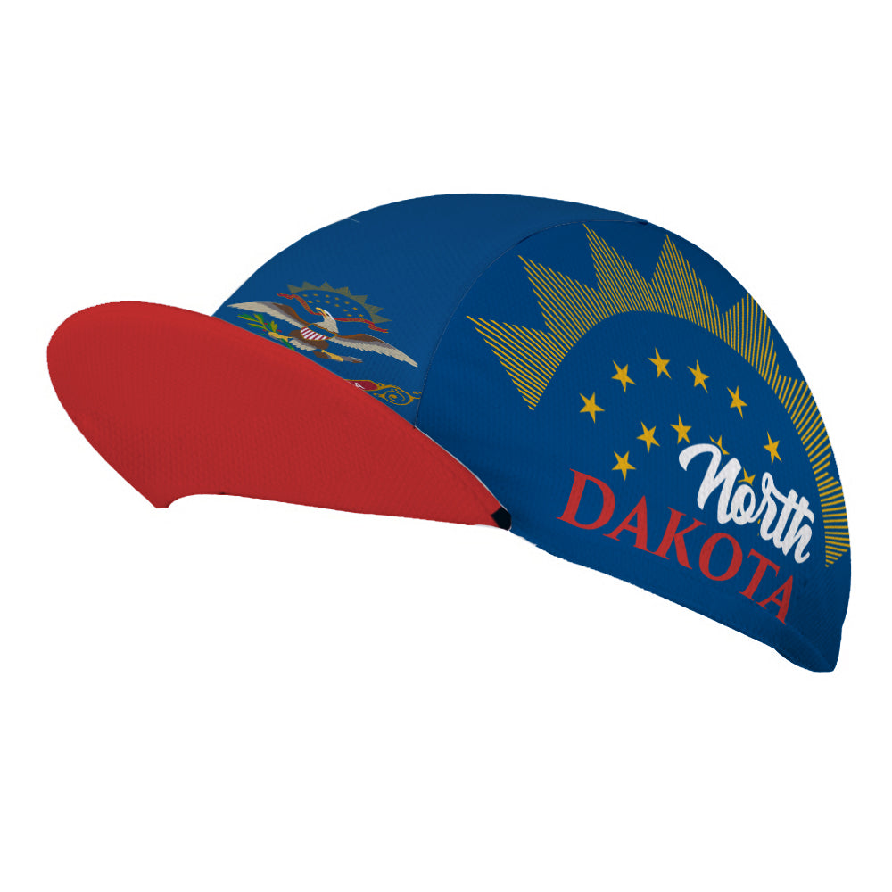 North Dakota Cycling Hat Cap Cycling Cap for Men and Women