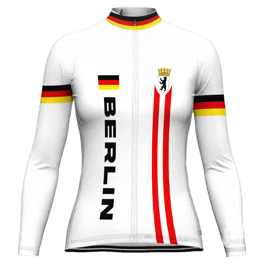 Customized Berlin Long Sleeve Cycling Jersey for Women