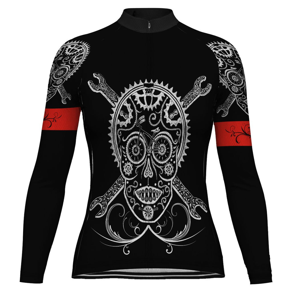 Customized Colorful Long Sleeve Cycling Jersey for Women