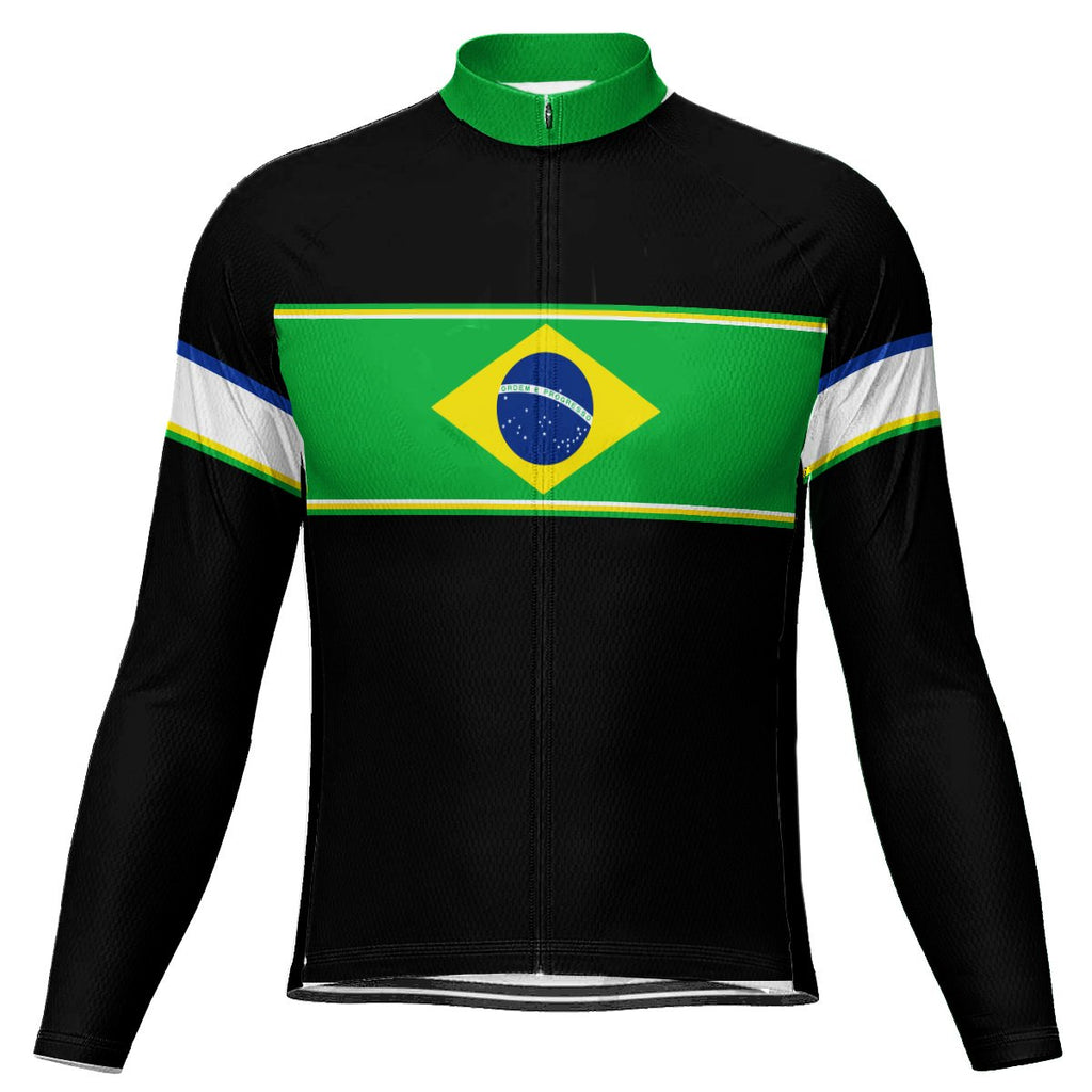 Customized Brazil Long Sleeve Cycling Jersey for Men