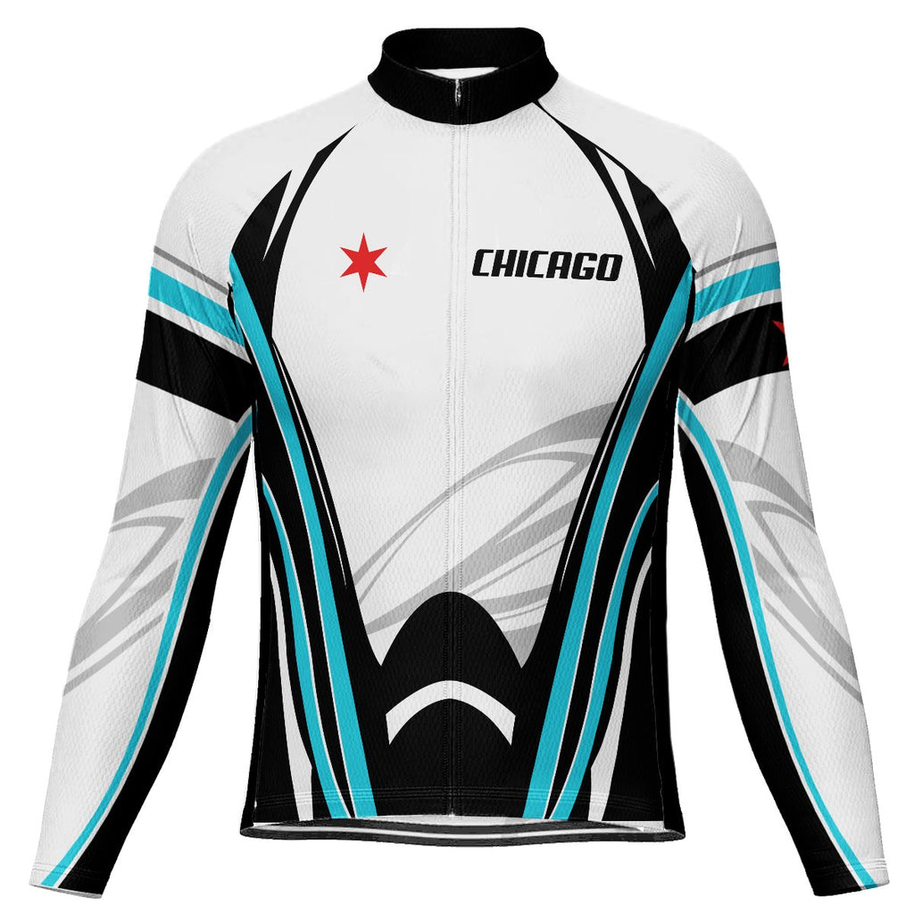 Chicago Long Sleeve Cycling Jersey for Men