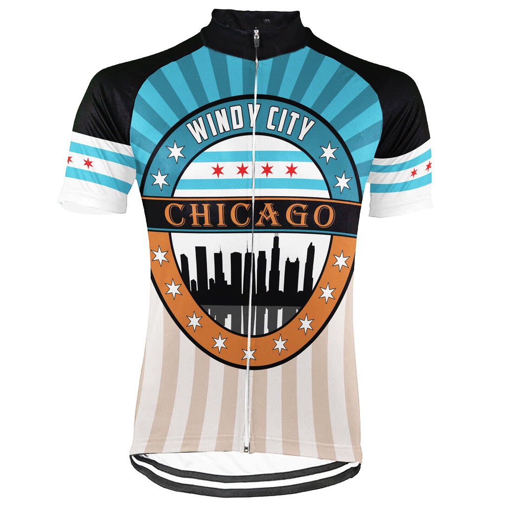 Chicago Short Sleeve Cycling Jersey for Men