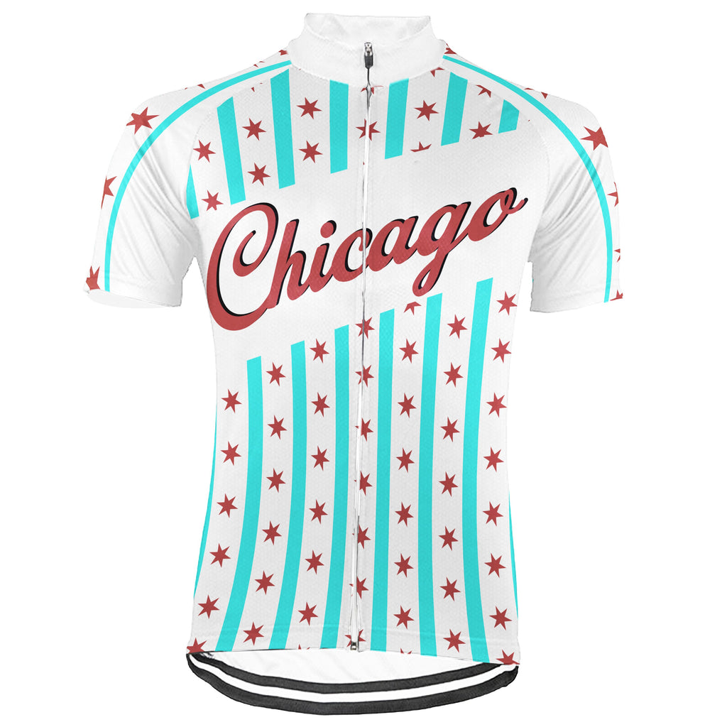 Chicago Short Sleeve Cycling Jersey for Men
