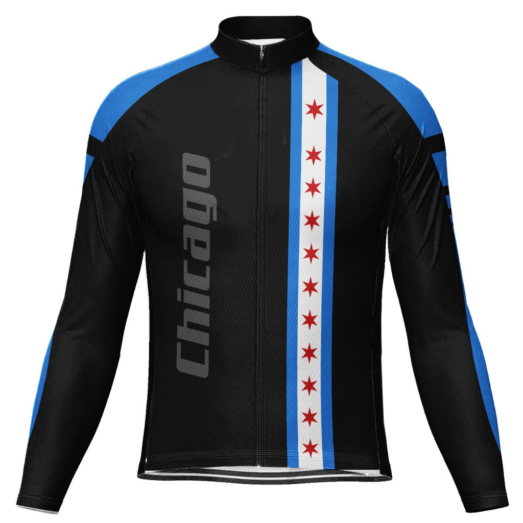 Chicago Long Sleeve Cycling Jersey for Men