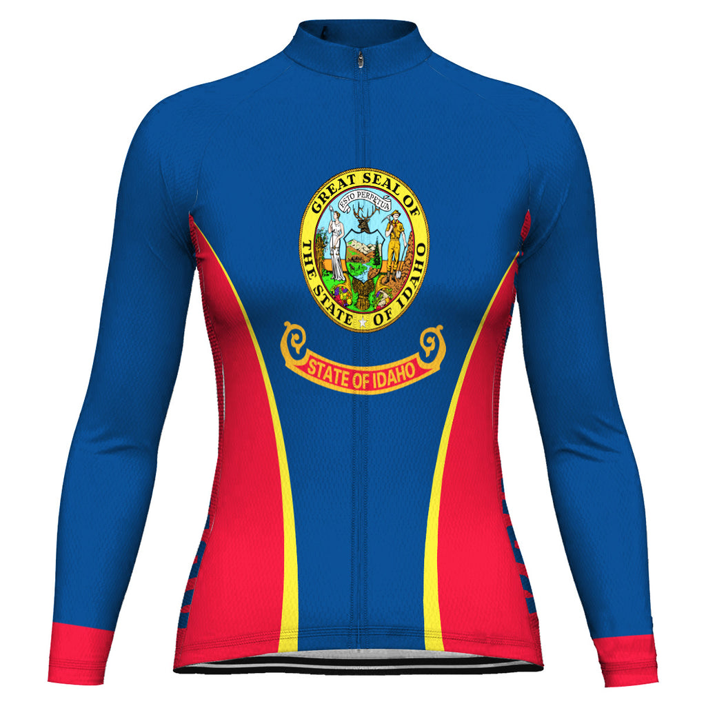 Customized Idaho Long Sleeve Cycling Jersey for Women
