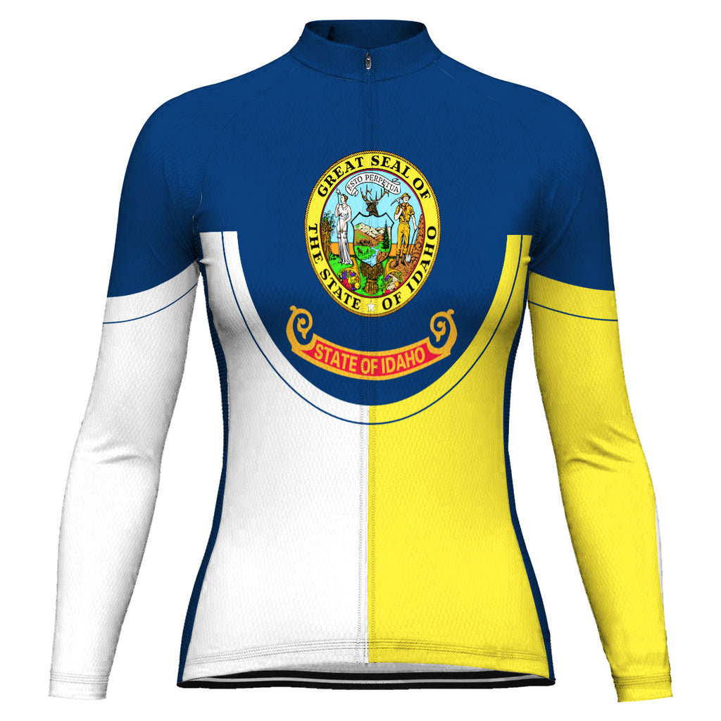 Customized Idaho Long Sleeve Cycling Jersey for Women