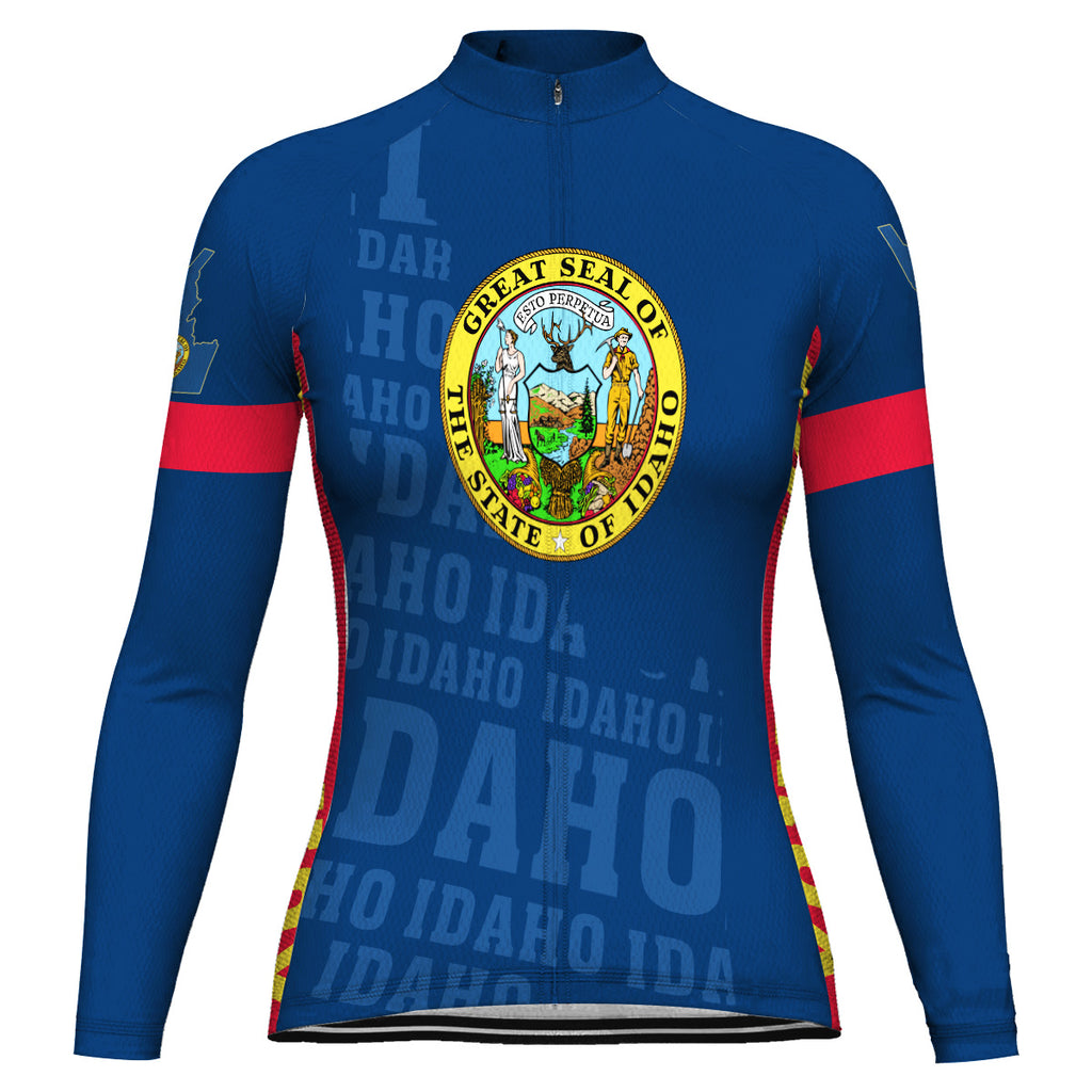 Customized Idaho Long Sleeve Cycling Jersey for Women