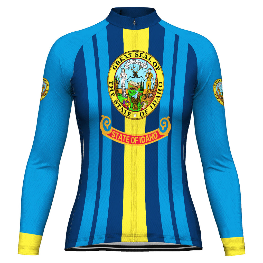 Customized Idaho Long Sleeve Cycling Jersey for Women