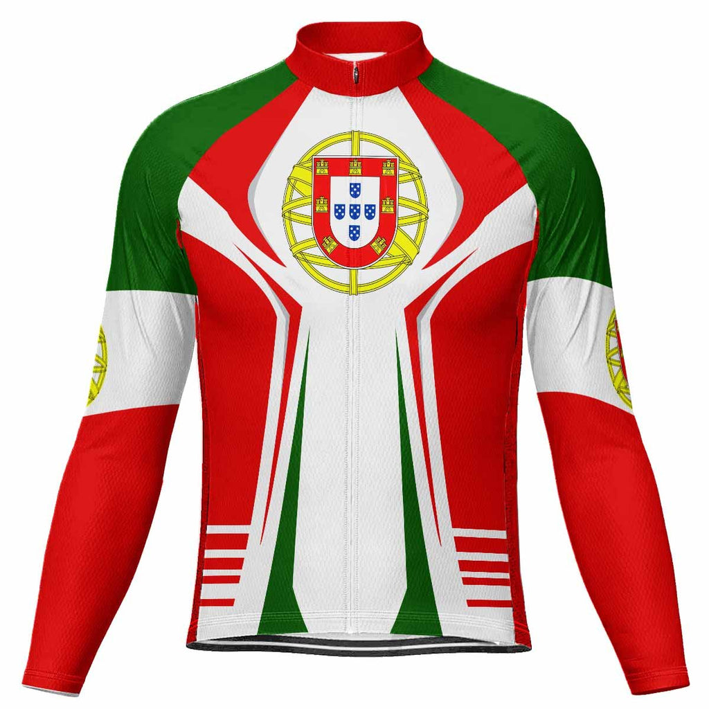Portugal Long Sleeve Cycling Jersey for Men