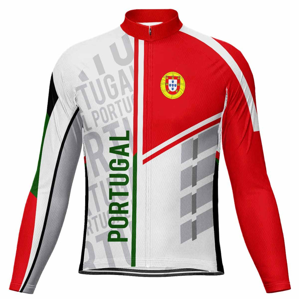 Portugal Long Sleeve Cycling Jersey for Men
