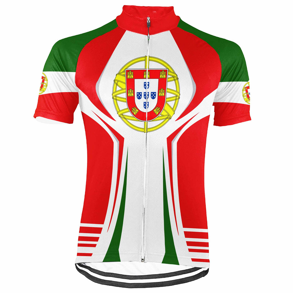 Portugal Short Sleeve Cycling Jersey for Men