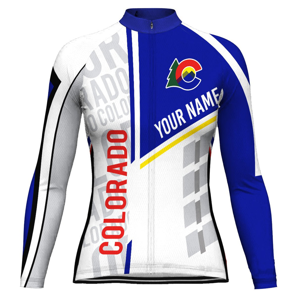 Customized Colorado Long Sleeve Cycling Jersey for Women