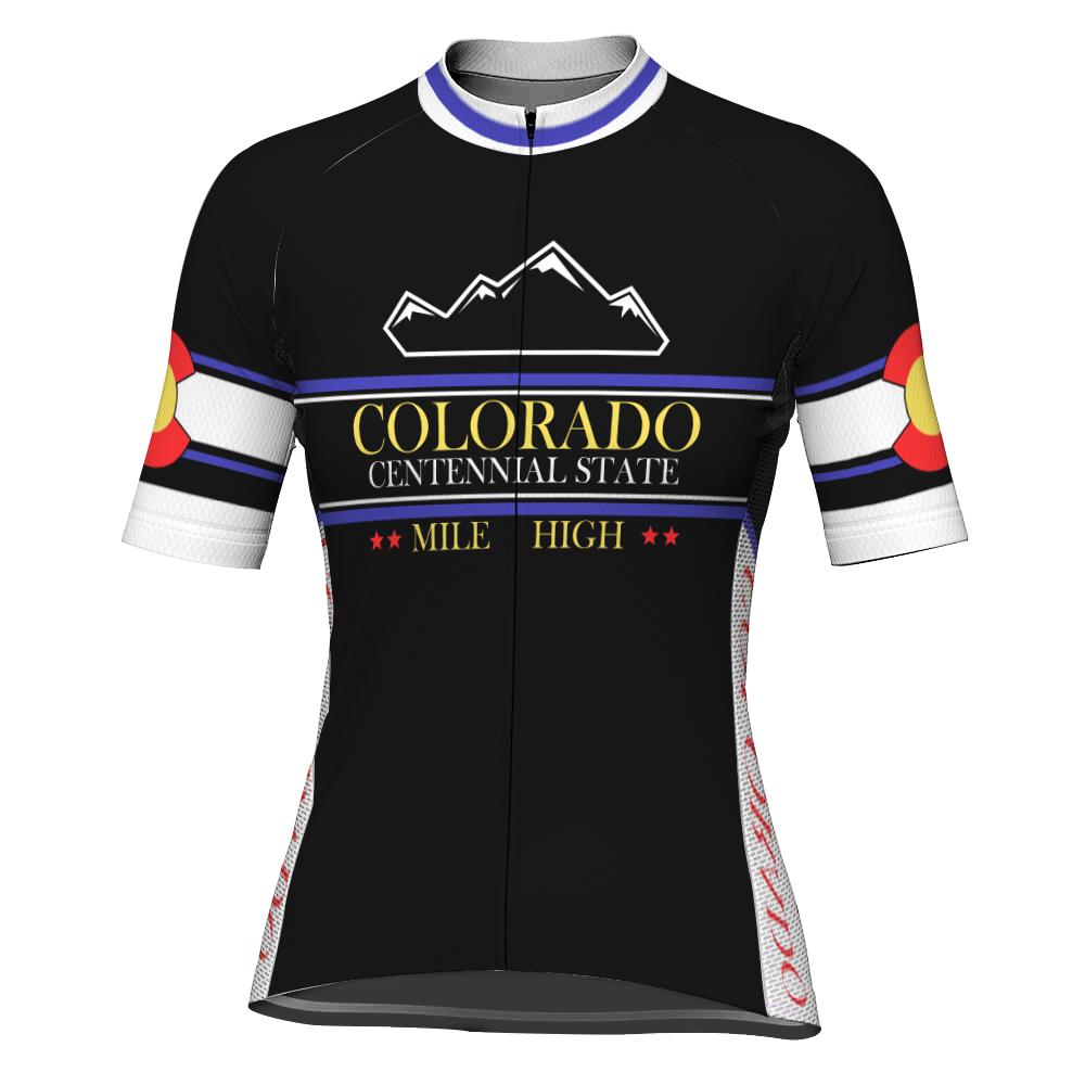 Customized Colorado Short Sleeve Cycling Jersey for Women