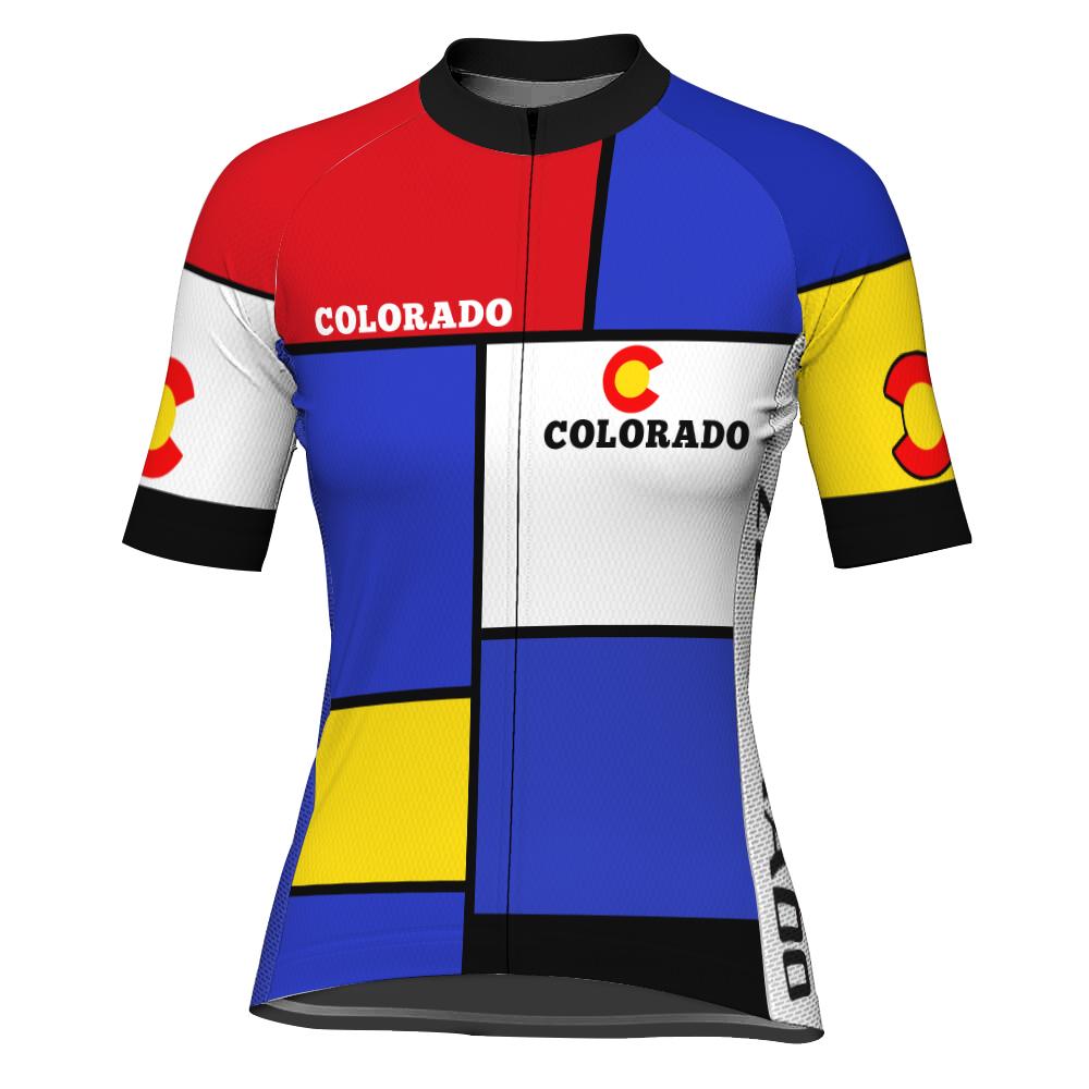 Customized Colorado Short Sleeve Cycling Jersey for Women