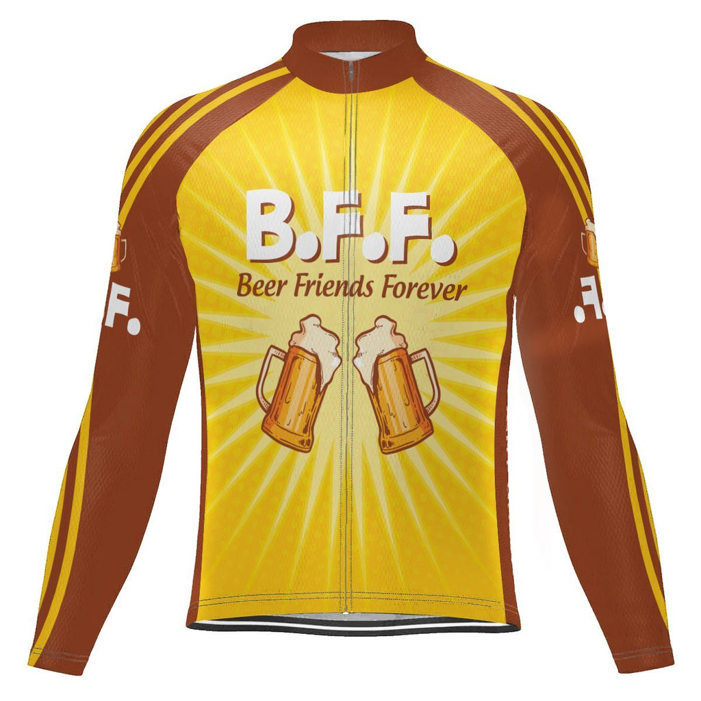 Beer Long Sleeve Cycling Jersey for Men