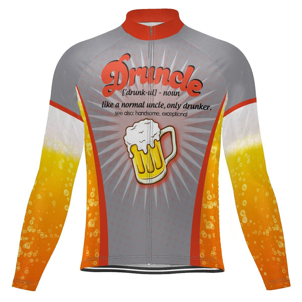 Beer Long Sleeve Cycling Jersey for Men