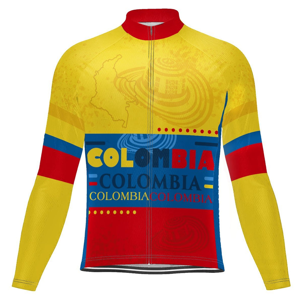 Colombian Long Sleeve Cycling Jersey for Men