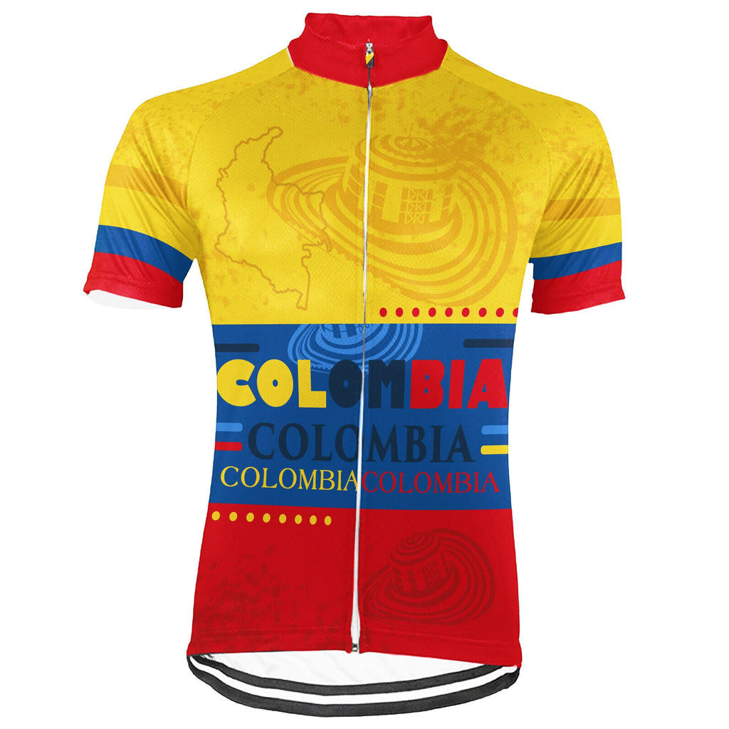 Colombian Short Sleeve Cycling Jersey for Men