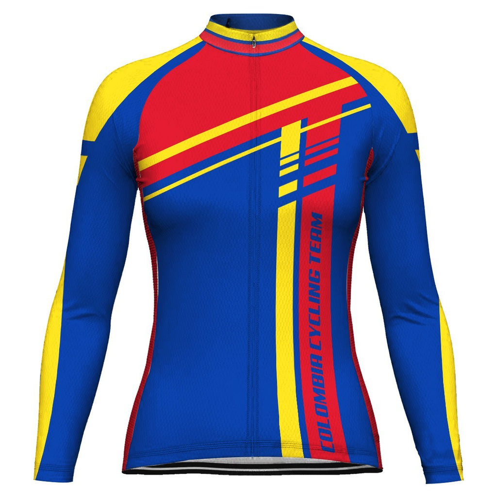 Colombian Long Sleeve Cycling Jersey for Women