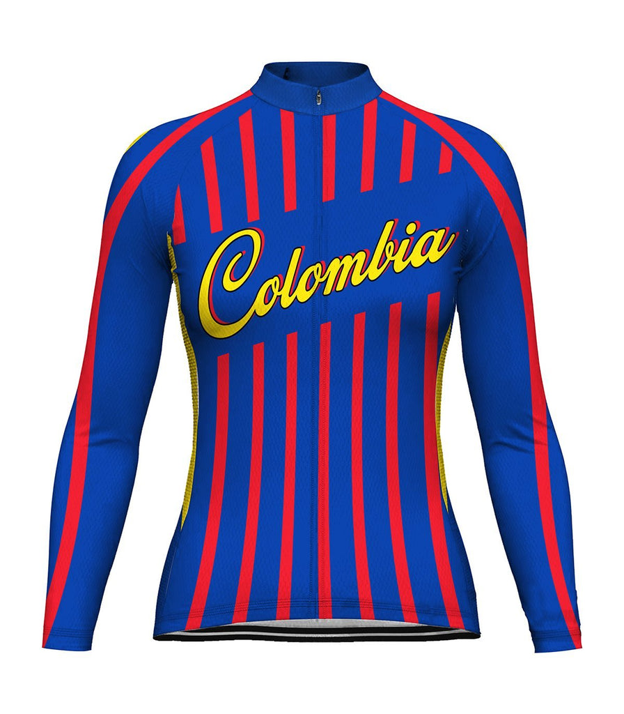 Colombian Long Sleeve Cycling Jersey for Women