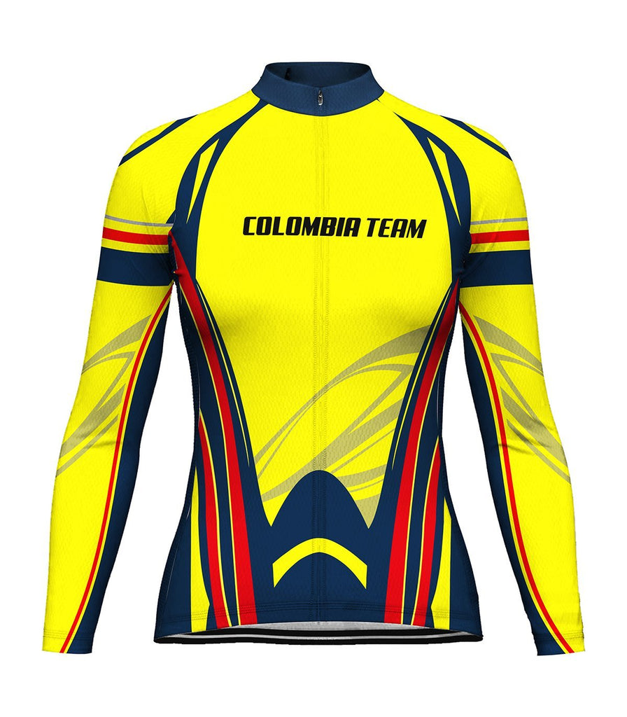 Colombian Long Sleeve Cycling Jersey for Women