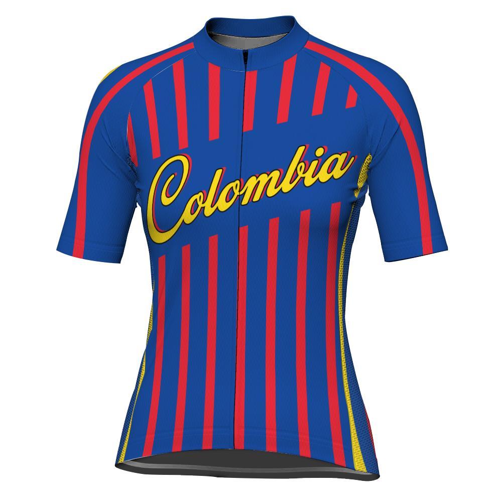 Colombian Short Sleeve Cycling Jersey for Women