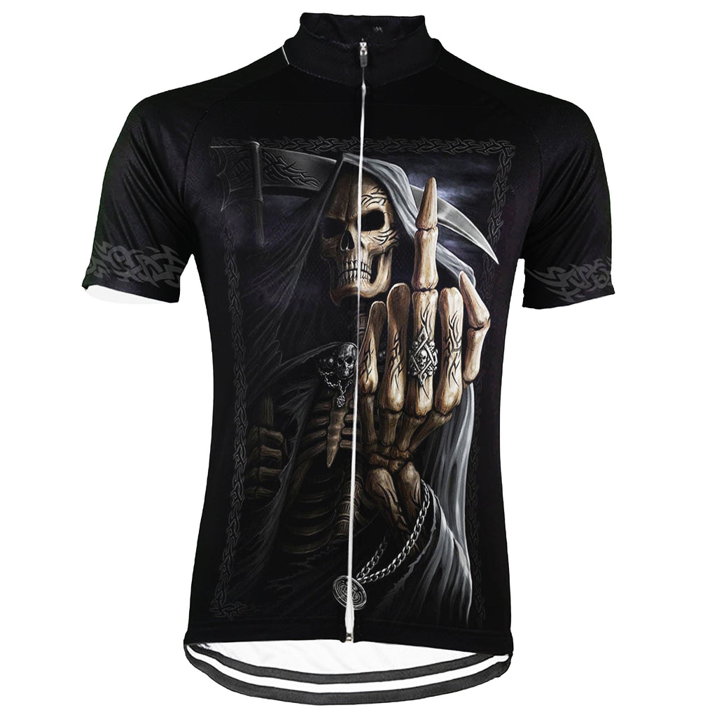 Skull Short Sleeve Cycling Jersey for Men