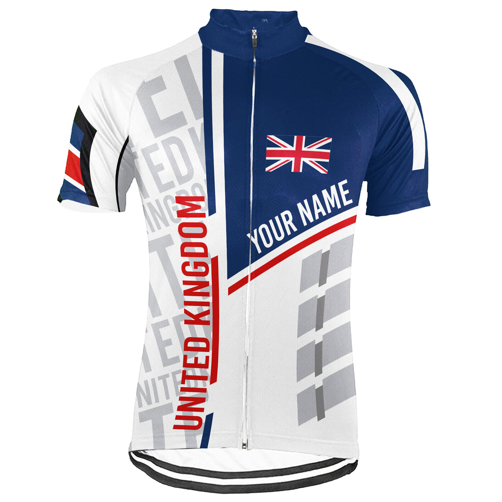 Customized Uk Short Sleeve Cycling Jersey for Men