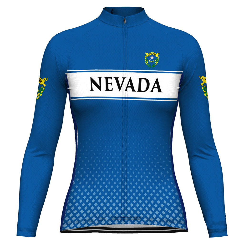 Customized Nevada Long Sleeve Cycling Jersey for Women