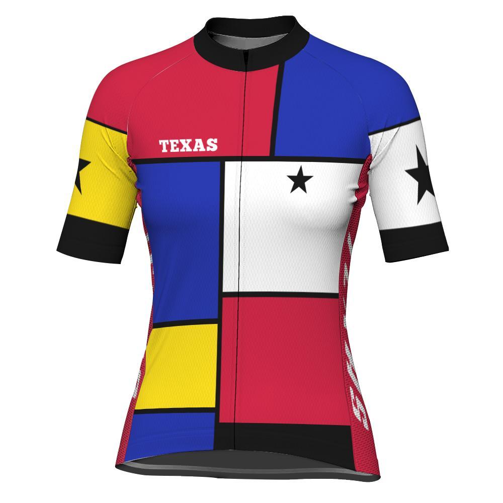 Texas Short Sleeve Cycling Jersey for Women